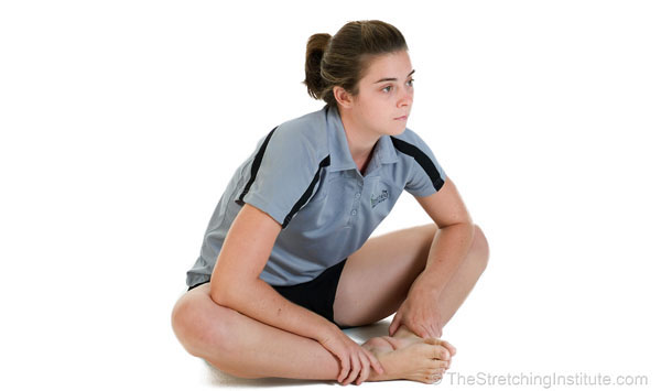 Sitting Feet-together Adductor Stretch